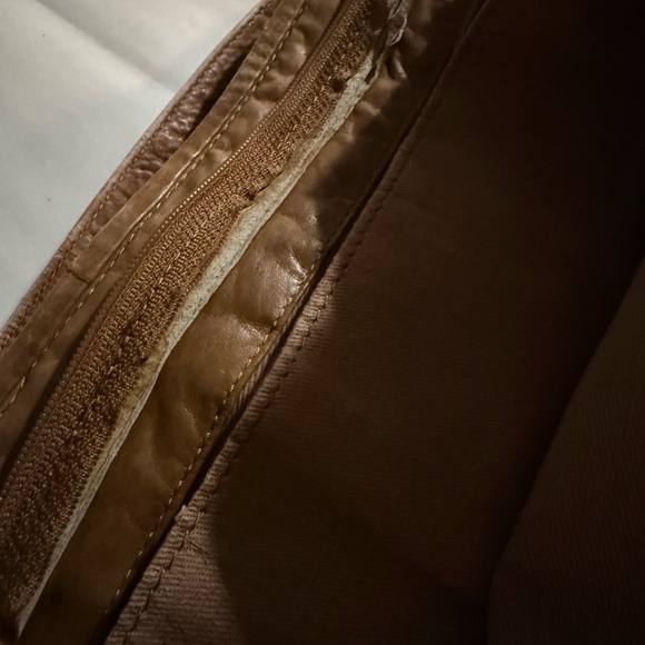 Wilson’s Leather Briefcase Super Distressed Light Brown - Picture 9 of 15